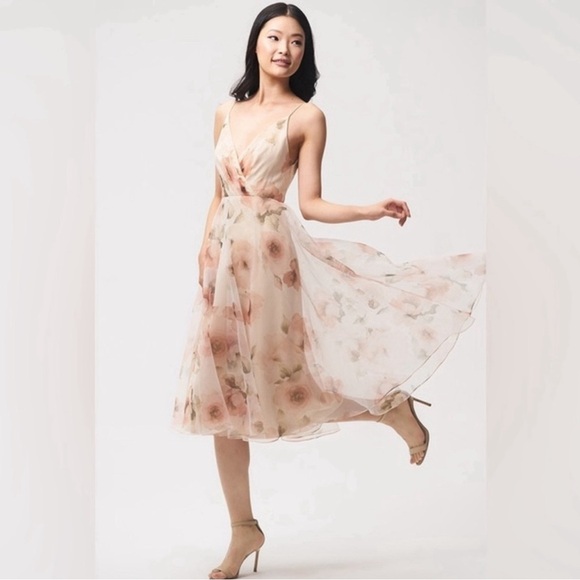 Jenny Yoo Collection Floral Dress - Picture 1 of 8